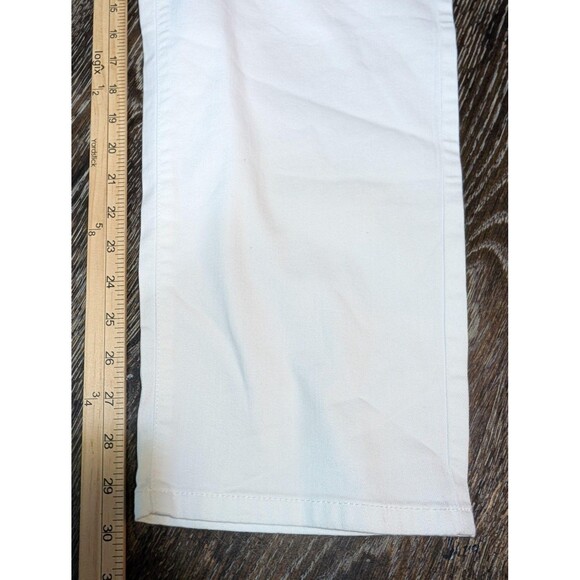 J. Jill White Slim Boyfriend Jeans - Women's 22 - Picture 5 of 6